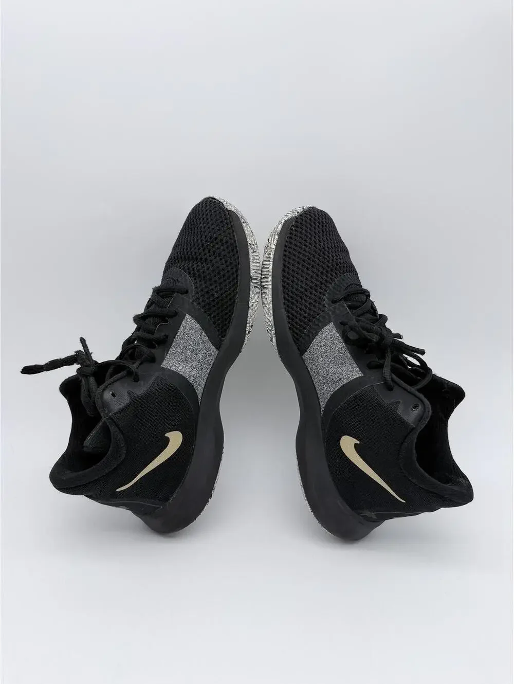 Nike Air Precision 2 'Black‎ Metallic Gold' Women's Basketball Shoe Size 8